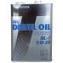 Масло моторное "Toyota Diesel oil DL-1 5W-30", 4л